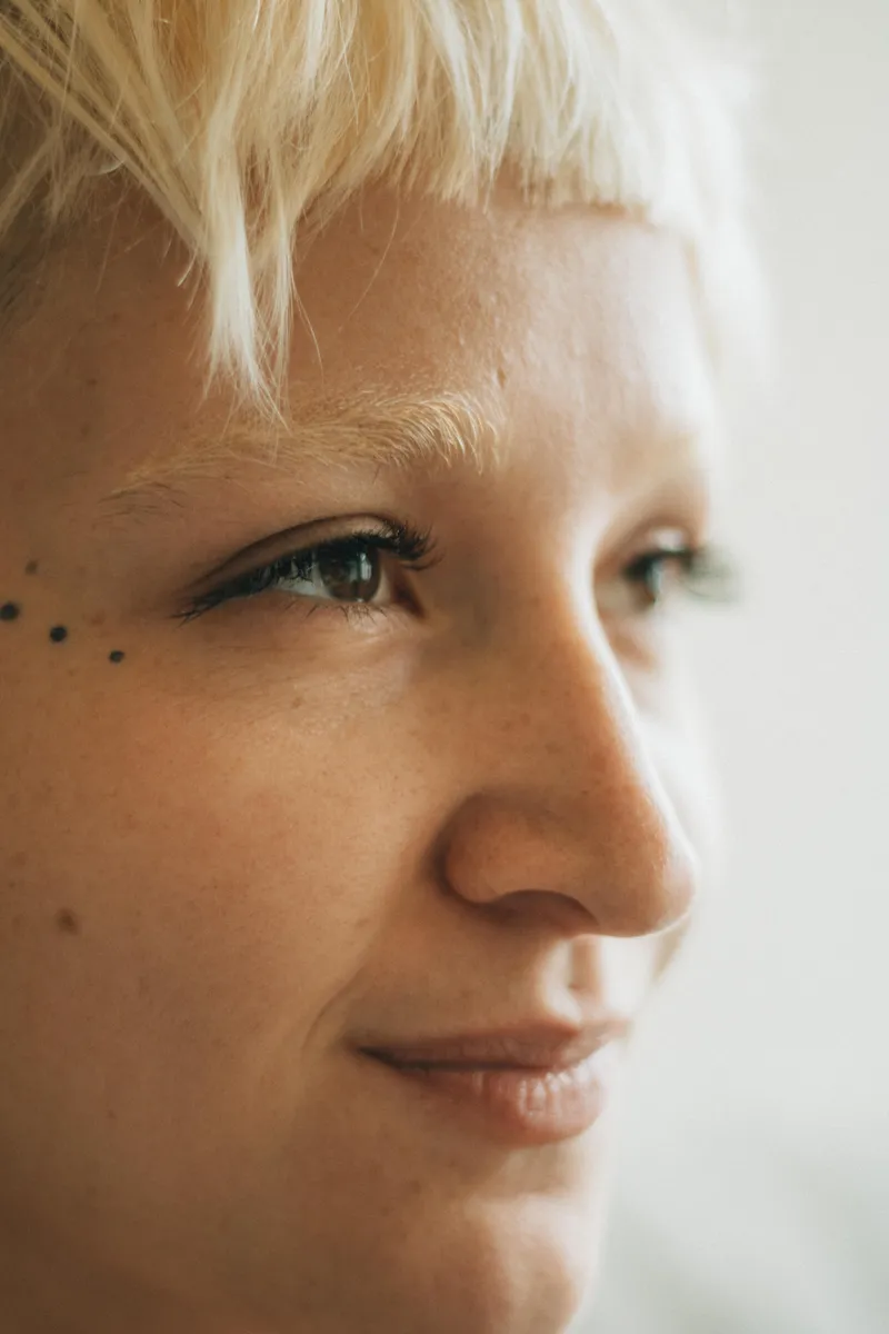 PixelNest moodboard image featuring a close-up creative portrait, used to inspire design ideas and visual storytelling.