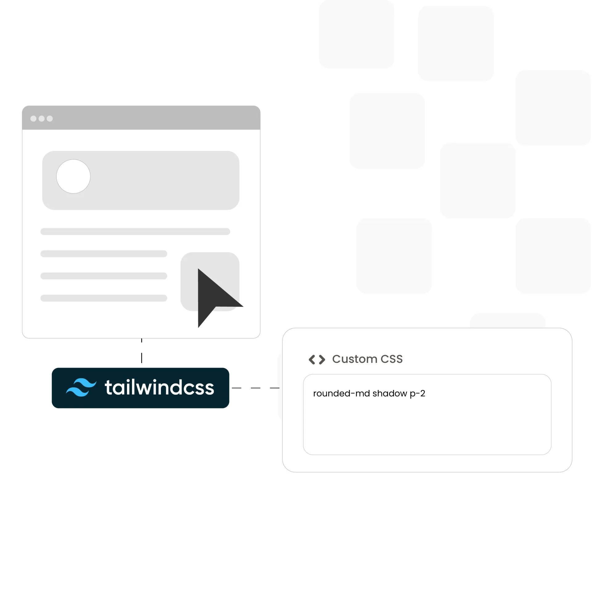 Oniva.io website builder with TailwindCSS integration and custom CSS support for complete design flexibility and advanced styling.