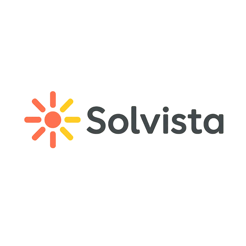 Solvista logo – innovative business analytics and automation platform for smarter decisions.